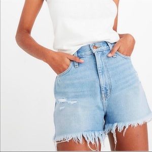MADEWELL the mom jean short in josselyn wash! NEW